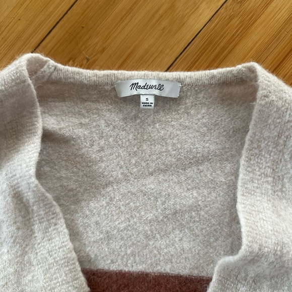 Madewell Kent Striped Cardigan Sweater - Picture 9 of 9